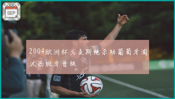 2004欧洲杯戈麦斯绝杀助葡萄牙淘汰西班牙晋级